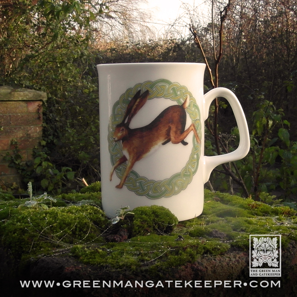 celtic hare mug